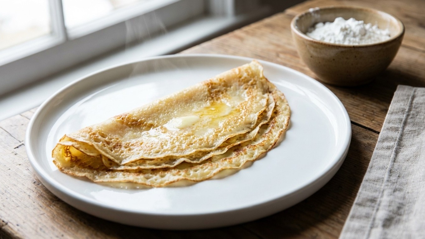 J'ai remplacé la farine classique par cet ingrédient méconnu : mes crêpes pâtissières n'ont jamais été aussi moelleuses