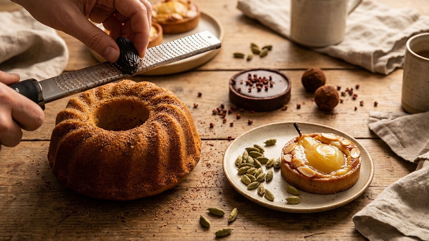 Trois épices surprenantes qui subliment vos pâtisseries d’hiver sans exploser votre budget