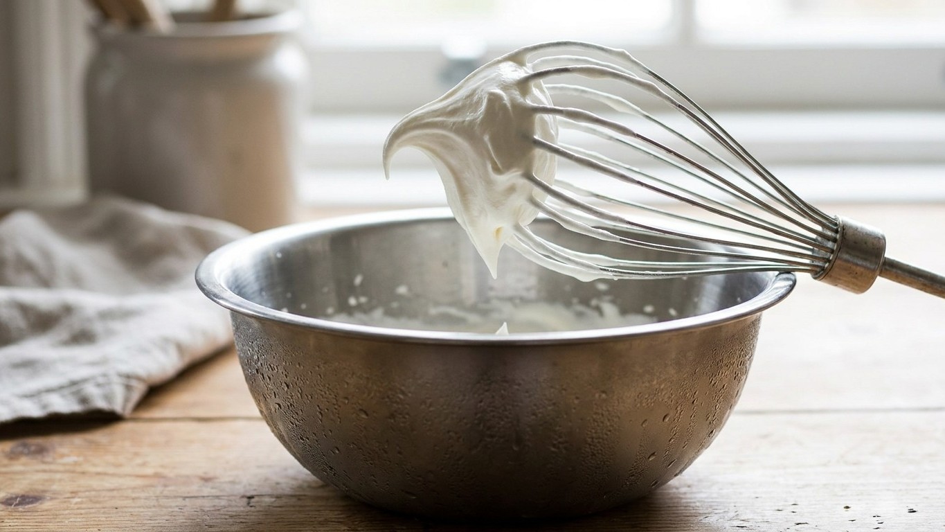 Ma chantilly retombait à chaque fois jusqu'à ce qu'un pâtissier me dise de mettre le bol vide au congélateur