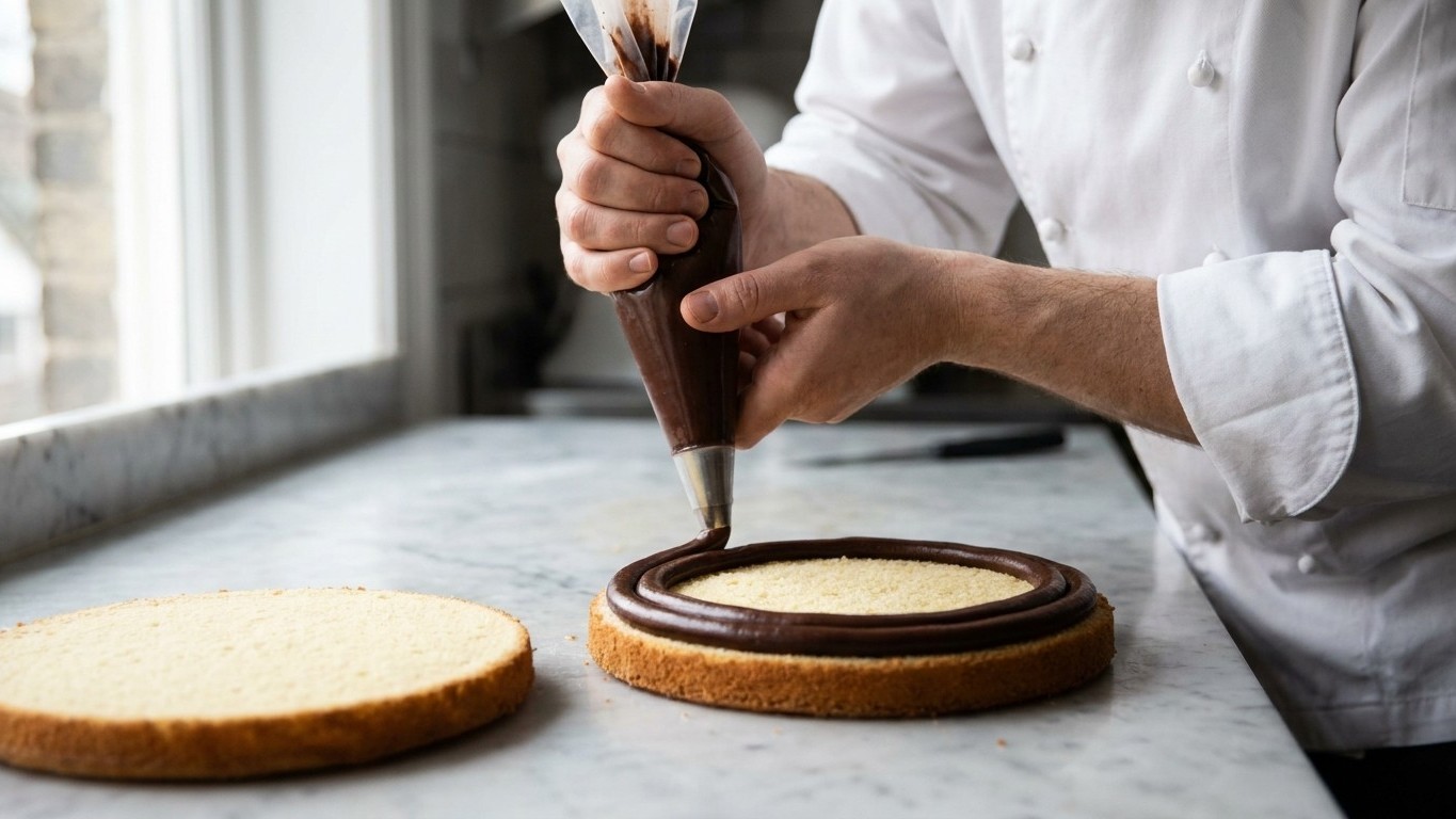 Je faisais mes gâteaux en empilant les couches directement : le jour où j'ai vu ce qu'un pâtissier glissait entre les deux...