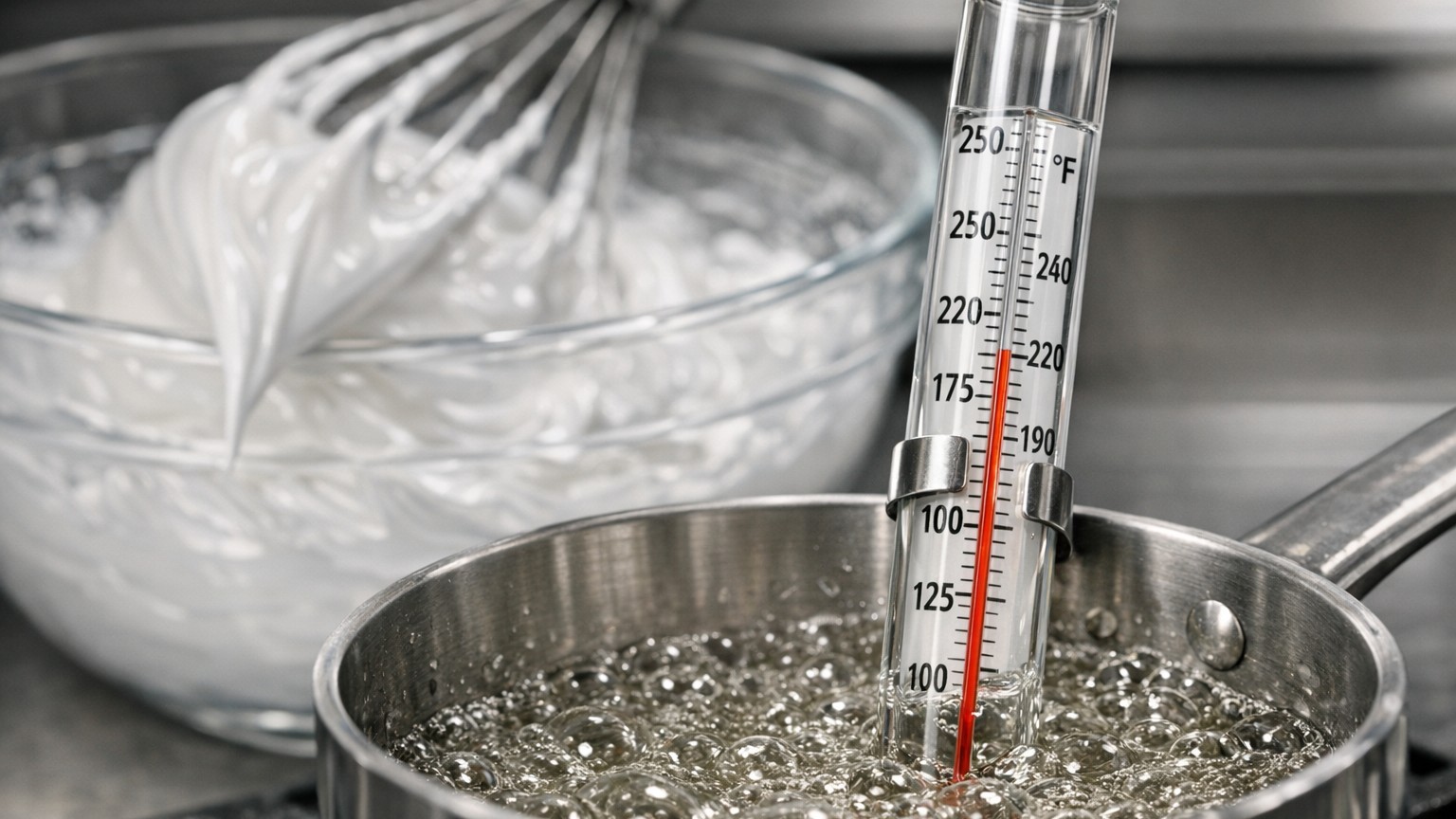 Votre meringue italienne retombe à chaque fois : le problème ne vient pas des blancs, il vient de la casserole d'à côté