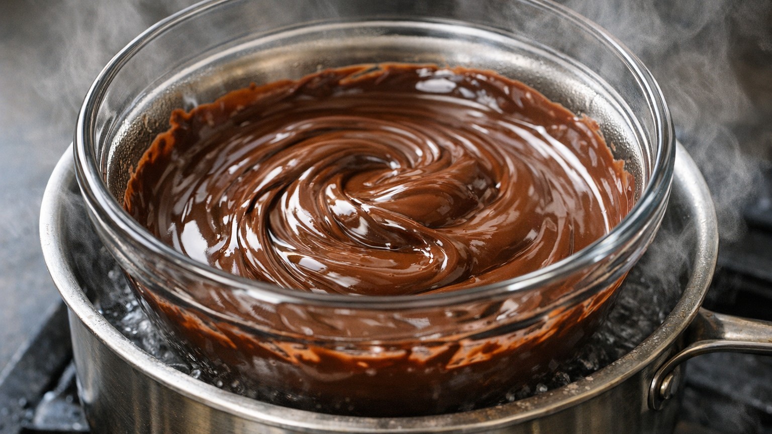 Je couvrais toujours mon bain-marie quand je faisais fondre du chocolat : le jour où j'ai soulevé le couvercle, j'ai vu le...