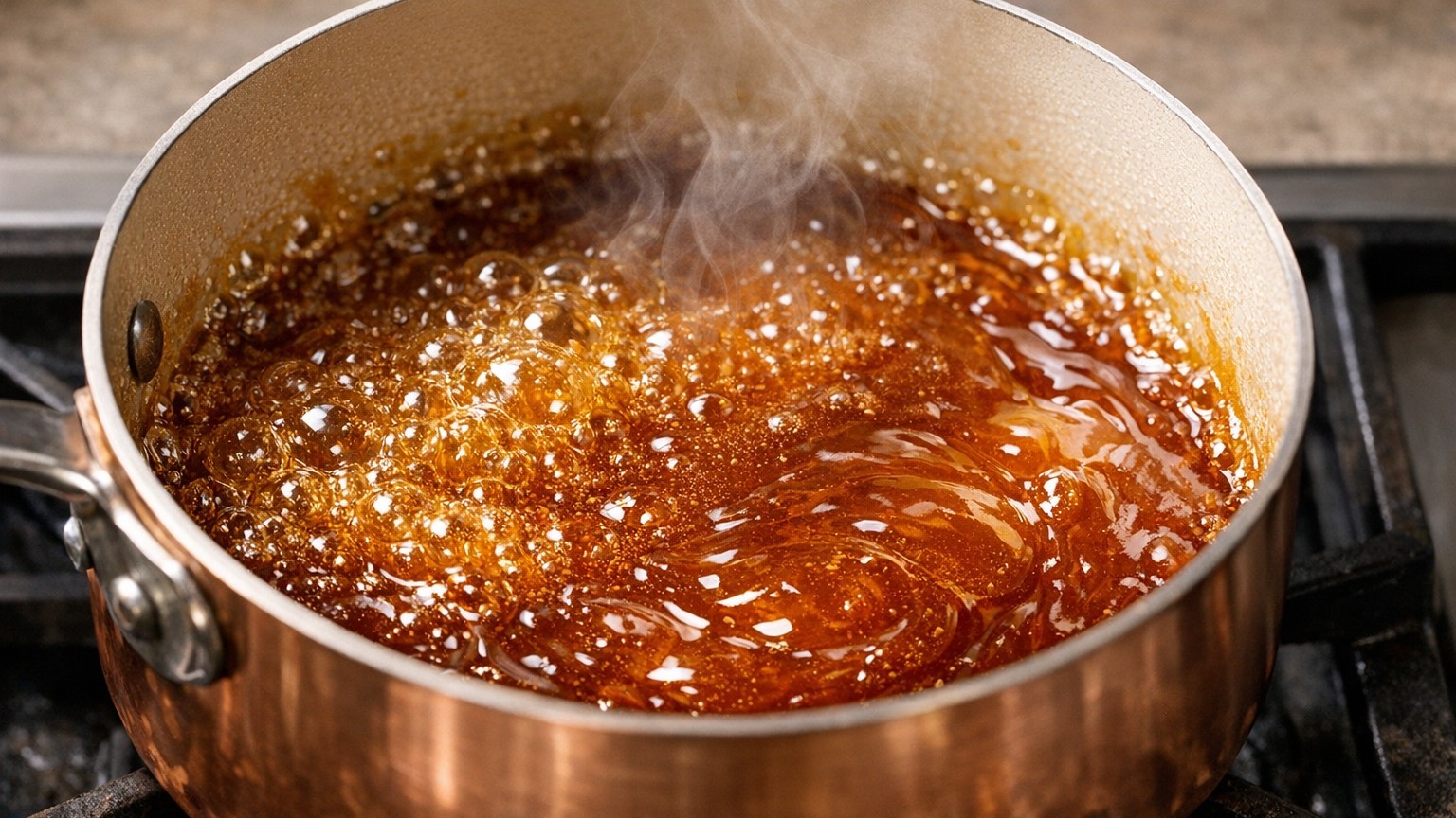 Je remuais mon caramel sans arrêt pendant qu'il fondait : le jour où j'ai laissé la casserole tranquille, j'ai compris pou...