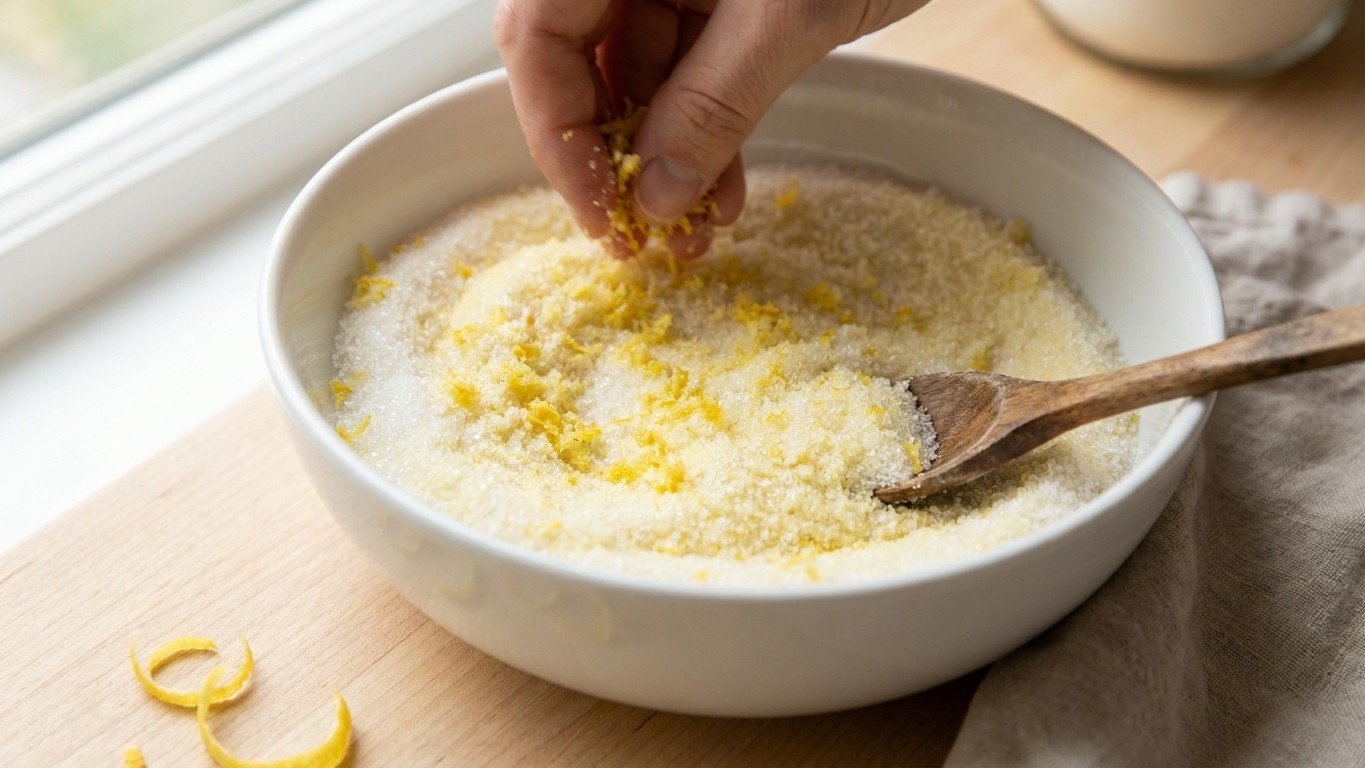 C'est fini pour le zeste ajouté à la fin : les pâtissiers le frottent maintenant dans le sucre, et la raison se sent dès l...