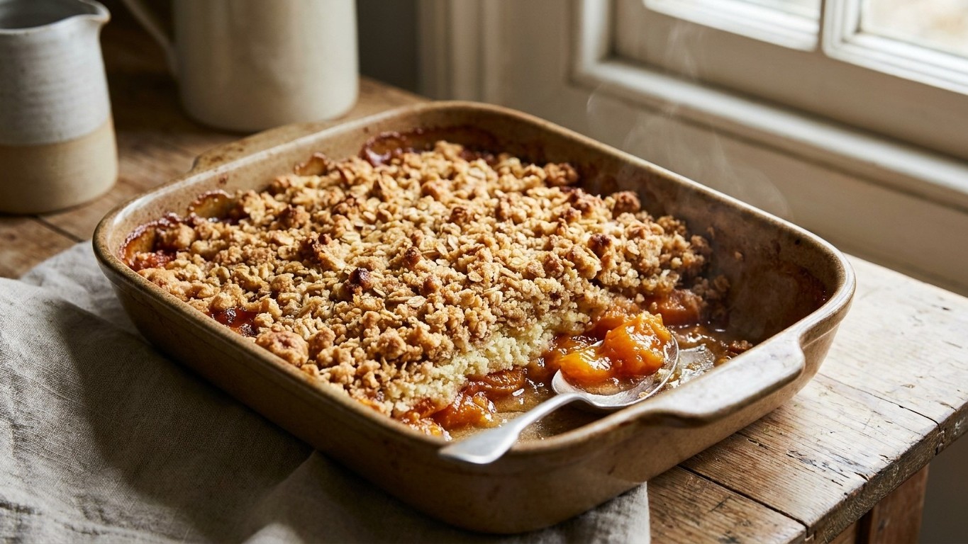 Ma voisine glisse toujours une couche de poudre d'amandes au fond de son crumble aux abricots et ce n'est pas pour le goût