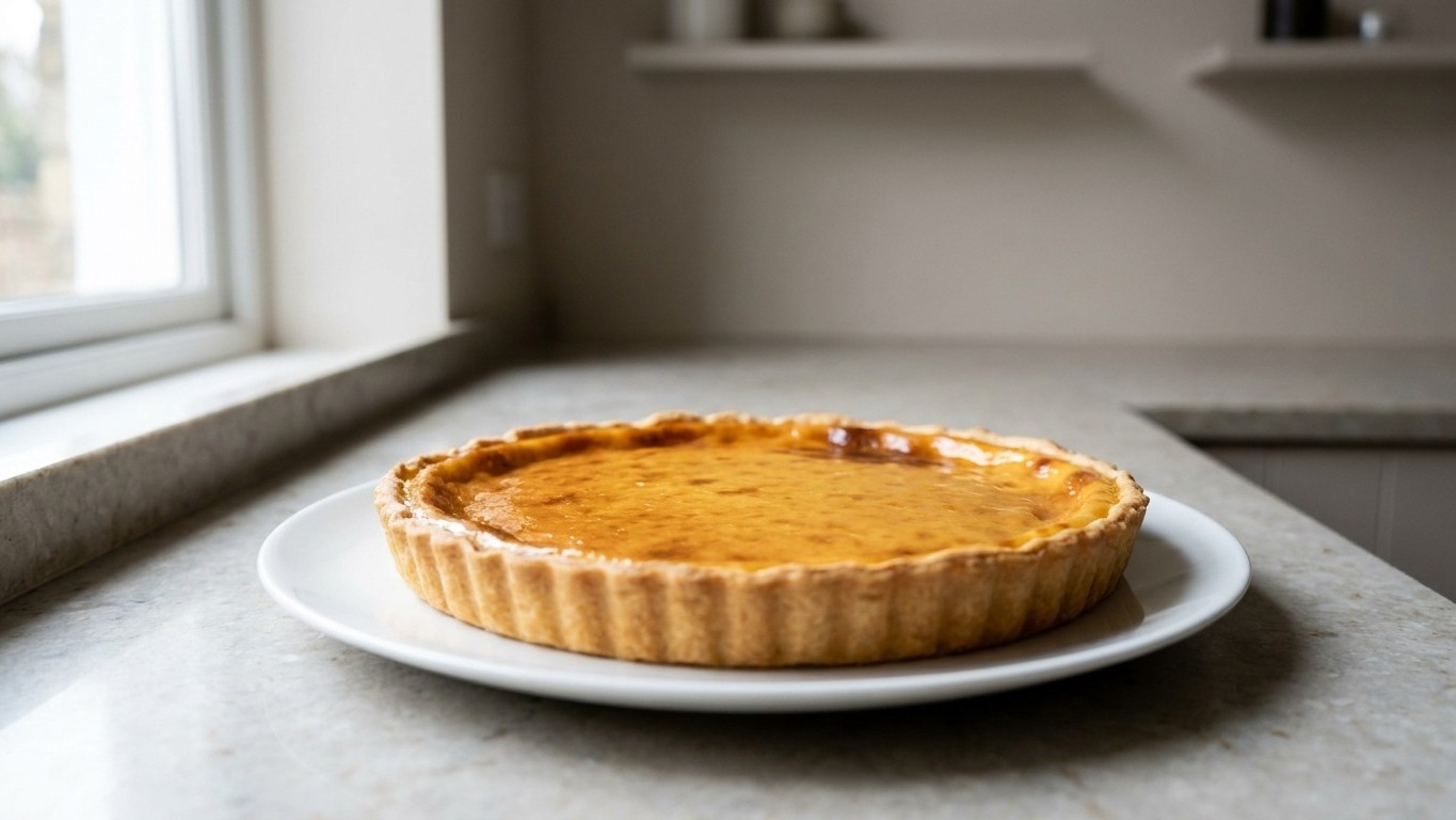Ma voisine ne sert jamais son flan pâtissier le jour où elle le cuit et ce n'est pas par excès de précaution