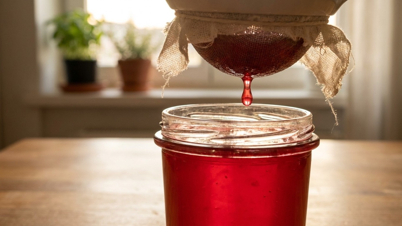 C'est fini pour la gelée de groseilles molle et trouble au fond du pot : les confituriers laissent le jus s'égoutter tout ...