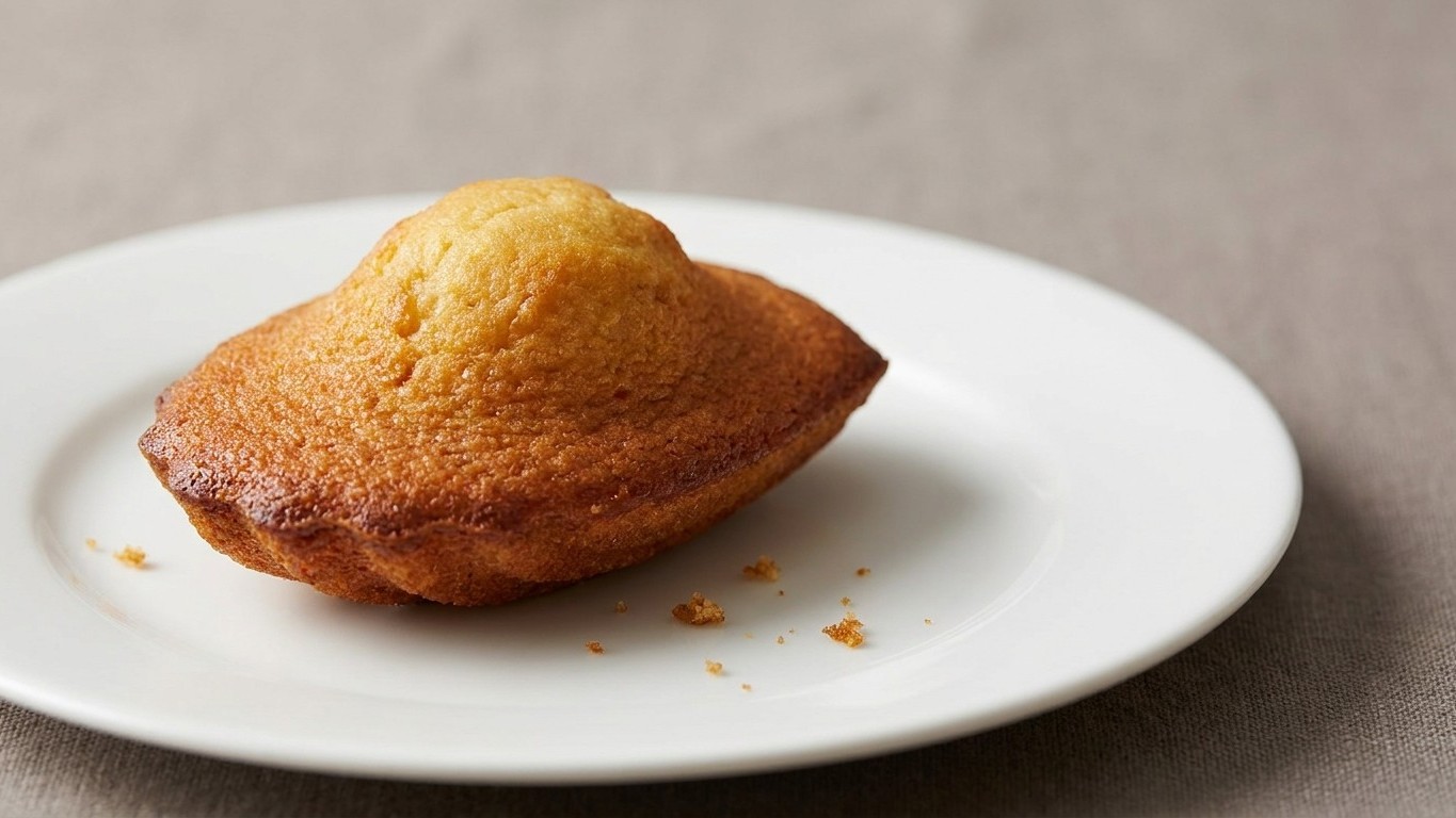 J'ai coulé ma pâte à madeleines dans un moule en silicone pour ne rien avoir à démouler : à la sortie du four, elles étaie...