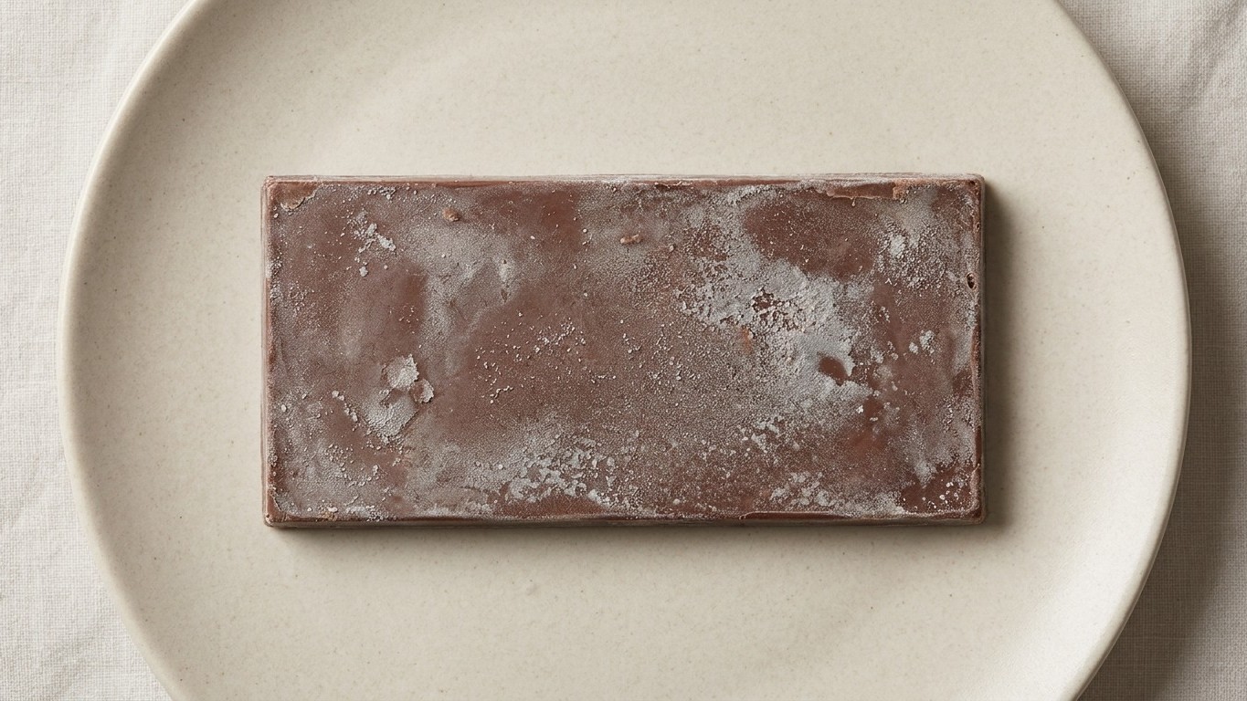 J'ai rangé ma tablette de chocolat au réfrigérateur pour qu'elle ne fonde pas : trois jours plus tard, elle était grise et...