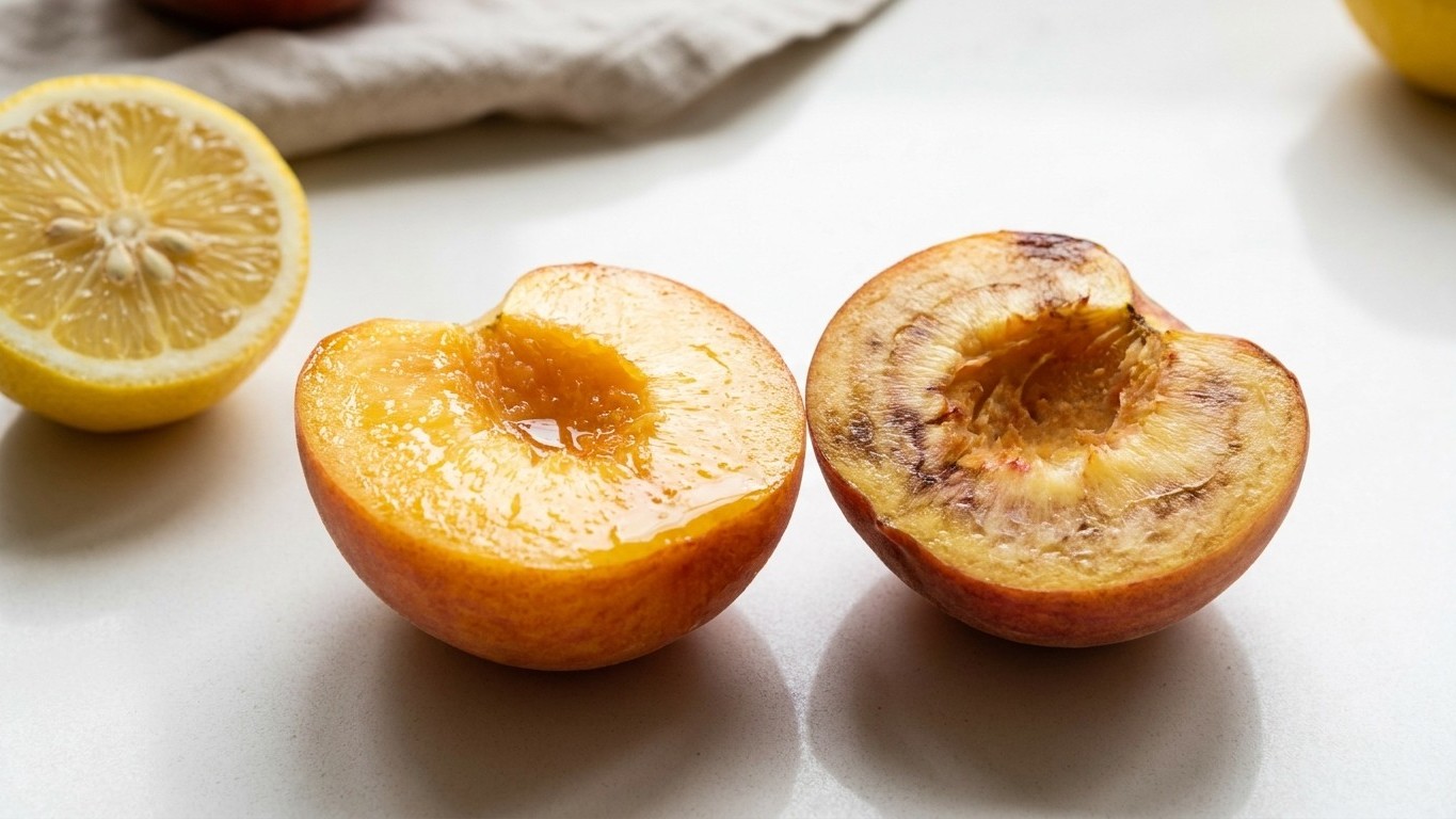 « Mes pêches brunissaient avant même que la tarte arrive sur la table » : le coupable n'était pas le sucre, mais ce que je...