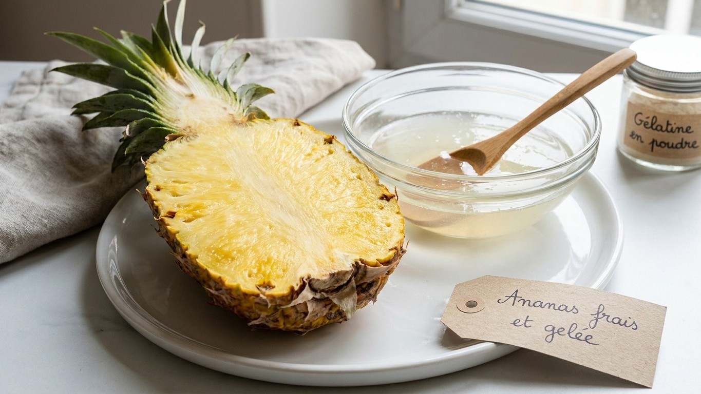 « Mon entremets ne prenait jamais malgré une gélatine bien dosée » : le coupable n'était pas mon frigo, mais le fruit que ...