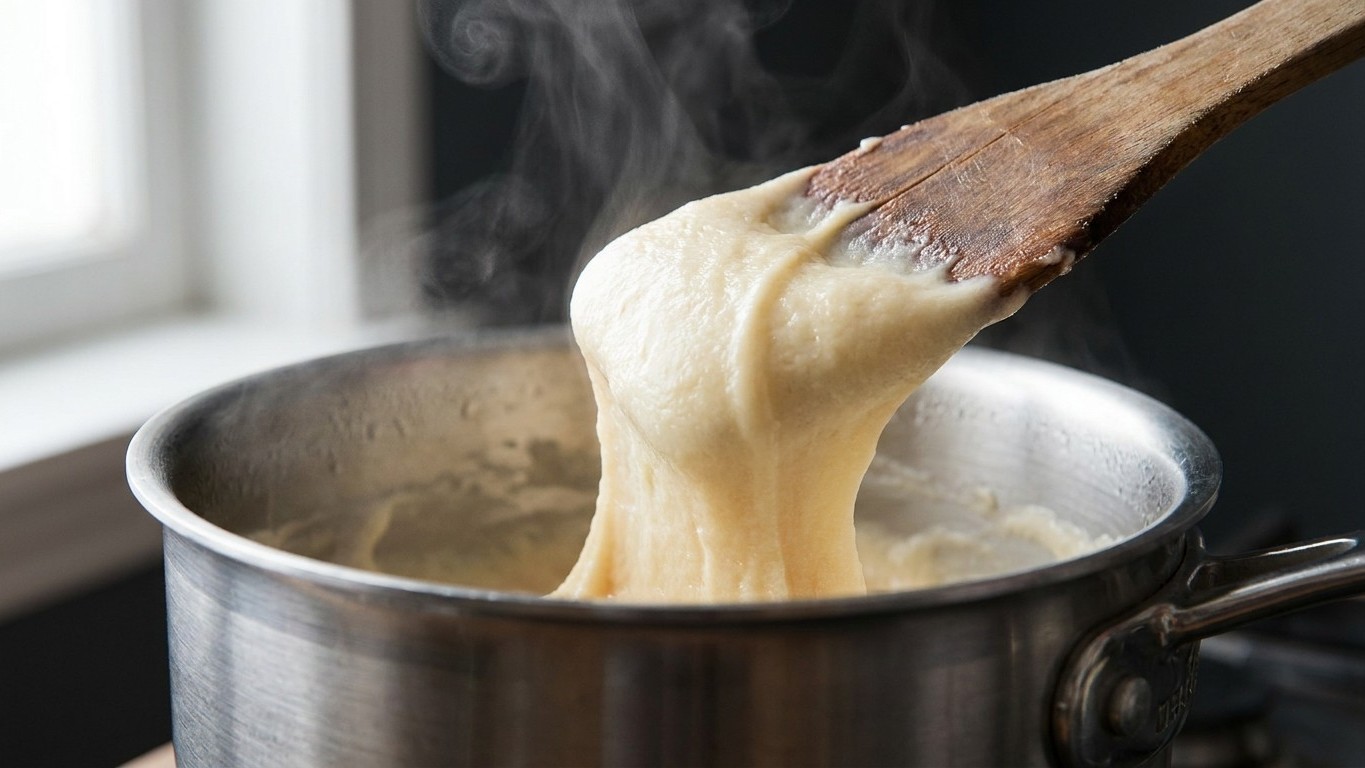 Si vos choux ne gonflent jamais au four, ce n'est pas le nombre d'œufs : c'est l'état de la panade au moment où vous les i...