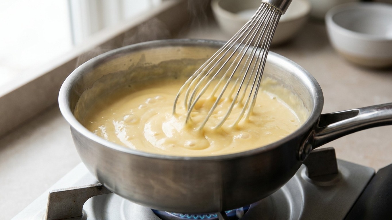 Si votre crème pâtissière tourne à la soupe au réfrigérateur, ce n'est pas la quantité de farine : c'est cette minute qui ...