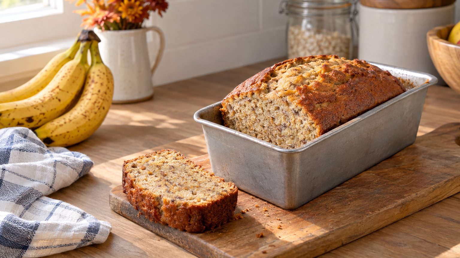 Banana bread pas cuit au milieu : moule, température et astuce pour une cuisson à cœur