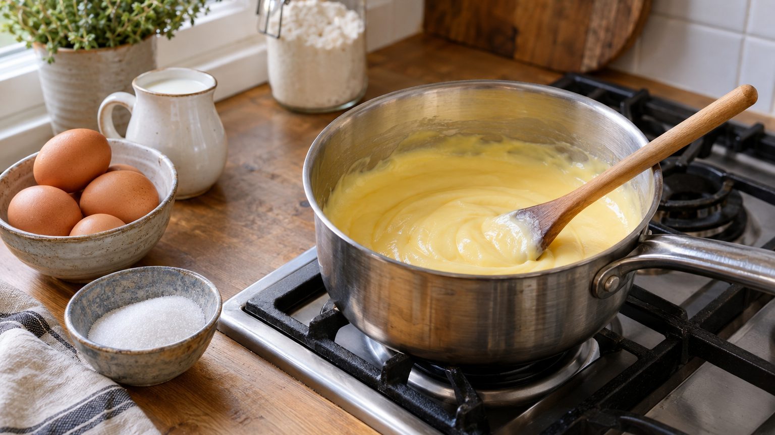 Crème pâtissière trop liquide : comment la rattraper et éviter le problème la prochaine fois