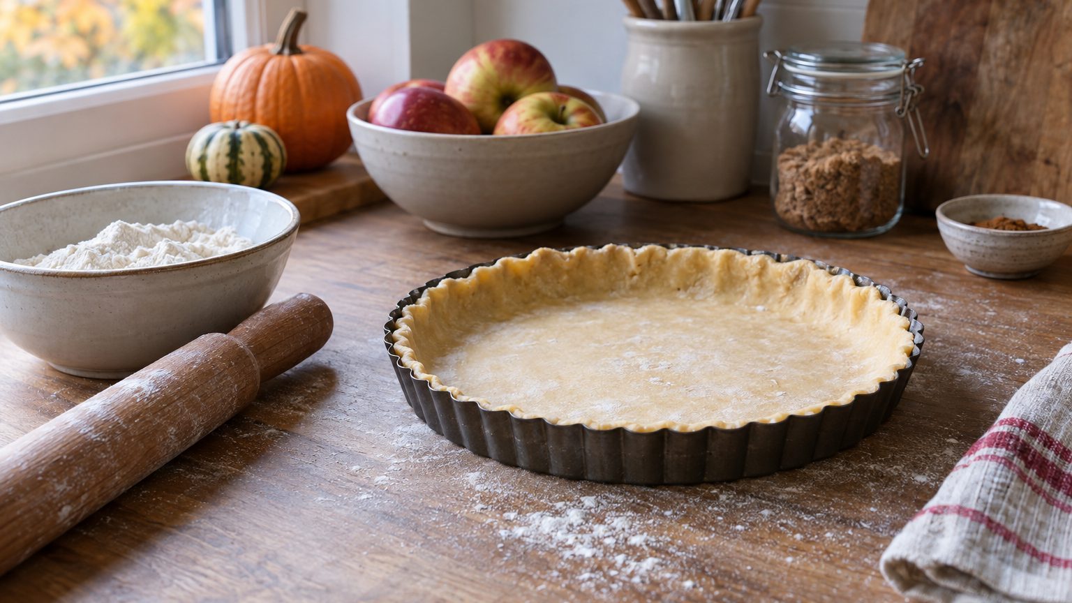 Pâte à tarte qui gonfle à la cuisson : piquage, billes et passage au froid pour garder un fond plat